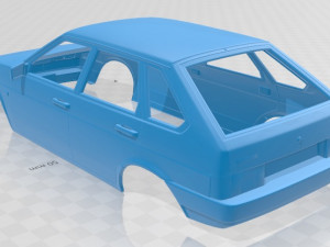 vaz lada 2109 1987 printable body car 3D प्रिंट मॉडल