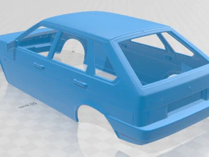 vaz lada 2109 1987 printable body car 3D Print Model