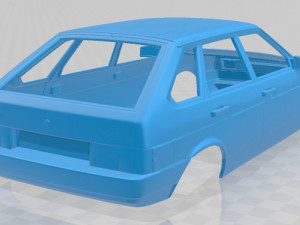 vaz lada 2109 1987 printable body car 3D प्रिंट मॉडल