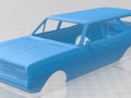 opel rekord wagon 1967 printable body car 3D Druckmodell
