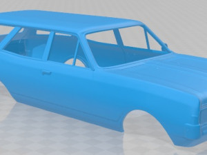 opel rekord wagon 1967 printable body car 3D Принт Модель