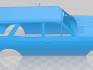 opel rekord wagon 1967 printable body car 3D Принт Модель