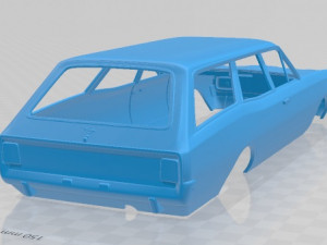 opel rekord wagon 1967 printable body car 3D Принт Модель