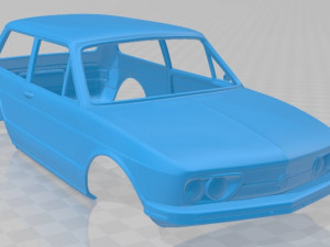 volkswagen brasilia 1980 printable body car Modello di stampa 3D
