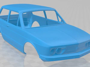 volkswagen brasilia 1980 printable body car 3D Print Model