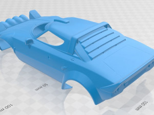 lancia stratos 1972 printable body car 3D Print Model
