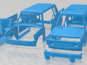 Mitsubishi Pajero Wagon 5 Door 1983 Printable Car 3Dプリントモデル