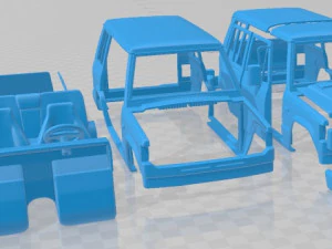 Mitsubishi Pajero Wagon 5 Door 1983 Printable Car 3D Print Model