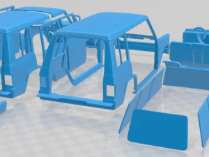 Mitsubishi Pajero Wagon 5 Door 1983 Printable Car 3D Print Model