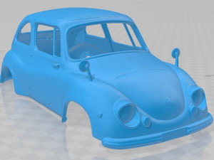 subaru 360 1958 printable body car 3D-printmodel