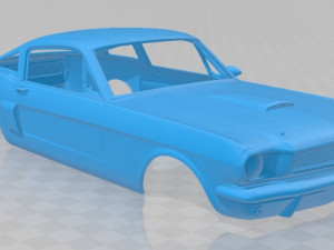 mustang 350gt 1969 printable body car 3D Принт Модель
