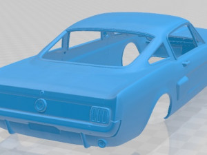 mustang 350gt 1969 printable body car 3D Принт Модель