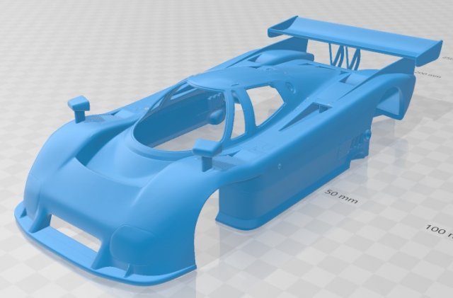 lancia lc2 1985 printable body car 3Dプリントモデル .c4d .max .obj .3ds .fbx .stl .blend 