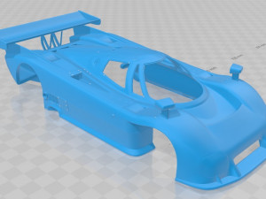lancia lc2 1985 printable body car 3Dプリントモデル