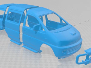 mitsubishi delica space gear 4wd 1994 printable body car 3D Print Model