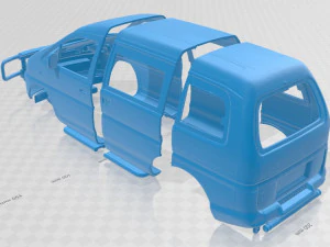 mitsubishi delica space gear 4wd 1994 printable body car 3D Print Model