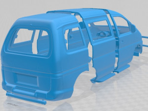 mitsubishi delica space gear 4wd 1994 printable body car 3D 打印模型