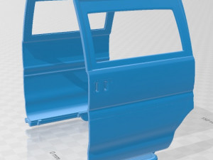 mitsubishi delica space gear 4wd 1994 printable body car 3D 打印模型