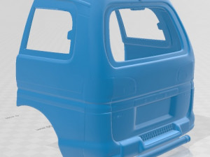 mitsubishi delica space gear 4wd 1994 printable body car 3D 打印模型