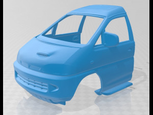mitsubishi delica space gear 4wd 1994 printable body car 3D 打印模型