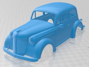 opel olympia 1938 yazdırılabilir gövdeli araba 3D Baskı Modeli
