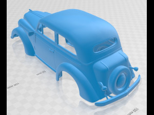 opel olympia 1938 printable body car 3D-printmodel