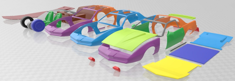 Pontiac firebird kitt 1982 printable car 3D Print Model .c4d .max .obj .3ds .fbx .stl .blend 