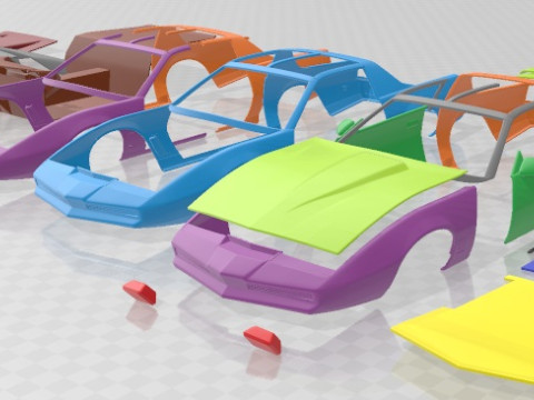 Pontiac firebird kitt 1982 printable car 3D Print Model