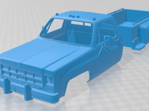 sierra grande 454 pickup 1979 printable body car Modèles 3D en vedette