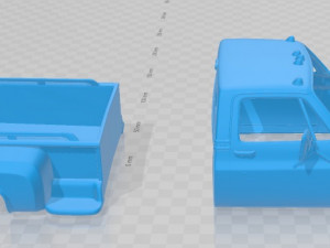 sierra grande 454 pickup 1979 printable body car 3D-printmodel