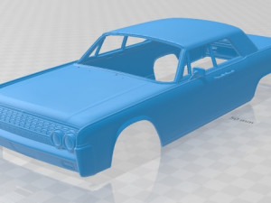 continental 1962 printable body car 3D प्रिंट मॉडल