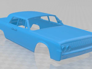 continental 1962 printable body car 3D Print Model