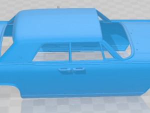 continental 1962 printable body car 3D Принт Модель