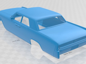 continental 1962 printable body car 3D Принт Модель