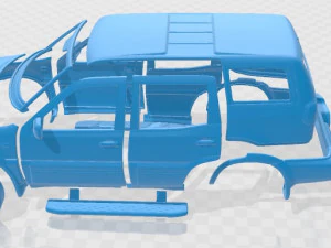 nissan terrano ii r20 5 door 2006 printable body car 3D Print Model