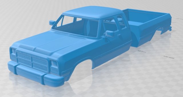 ram club 1991 printable body car 3D प्रिंट मॉडल .c4d .max .obj .3ds .fbx .stl .blend 