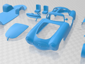 mercedes benz sl w194 -1952 printable car 3D 프린트 모델