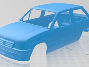 carro com carroceria imprim&iacute;vel opel corsa 1985 Modelo de Impressão 3D