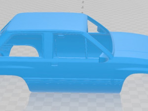 opel corsa 1985 printable body car 3D Принт Модель