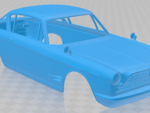 fiat 2300 s coupe 1961 printable body car 3D Print Model