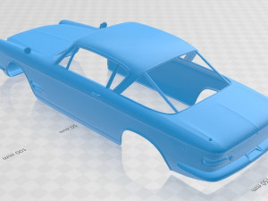 fiat 2300 s coupe 1961 printable body car 3D Print Model