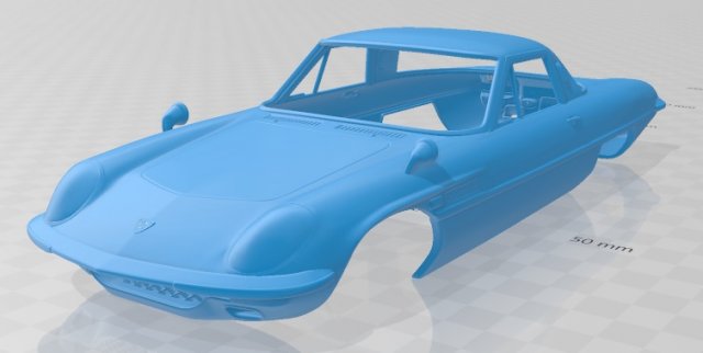 mazda cosmo 1967 printable body car 3D Baskı Modeli .c4d .max .obj .3ds .fbx .stl .blend 