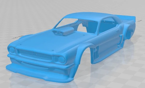 mustang hoonicorn printable body car 3D Print Model .c4d .max .obj .3ds .fbx .stl .blend 
