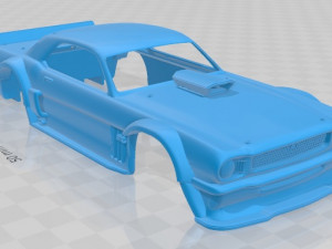mustang hoonicorn printable body car 3Dプリントモデル