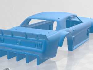 mustang hoonicorn printable body car 3Dプリントモデル