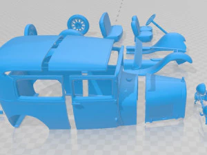 model a tudor 1929 printable car 3D Print Model