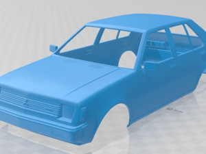 mitsubishi colt 1978 printable body car 3D Print Model