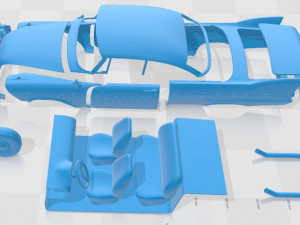 plymouth fury christine 1958 printable car 3D Baskı Modeli