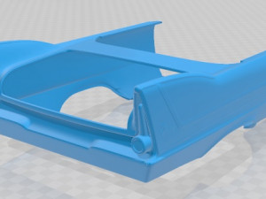 plymouth fury christine 1958 printable car 3D Baskı Modeli