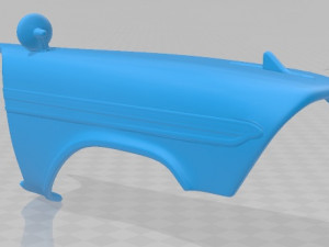 plymouth fury christine 1958 printable car 3D Baskı Modeli